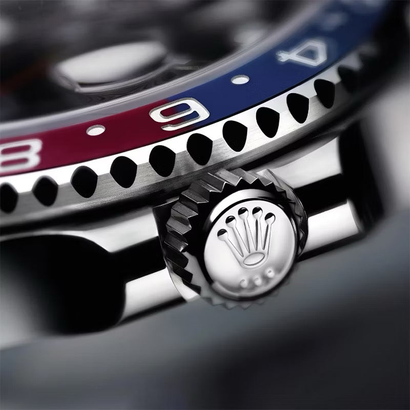 Rolex submarine red and blue