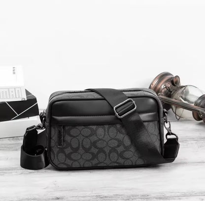Bolso de hombre en piel coach